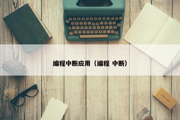 编程中断应用（编程 中断）