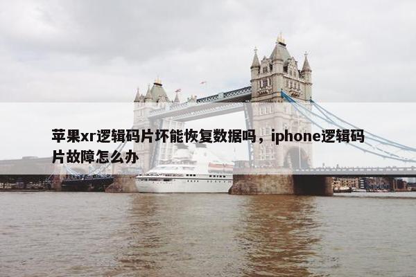 苹果xr逻辑码片坏能恢复数据吗，iphone逻辑码片故障怎么办