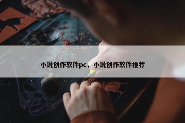 小说创作软件pc，小说创作软件推荐