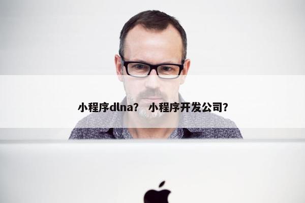 小程序dlna？ 小程序开发公司？