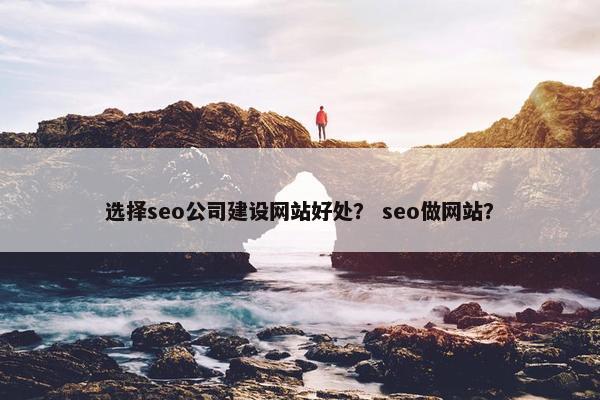 选择seo公司建设网站好处？ seo做网站？