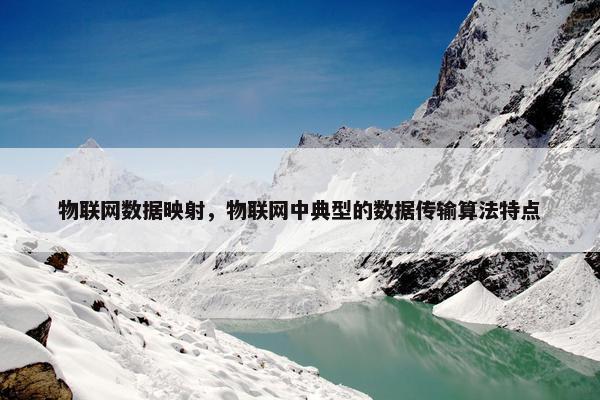 物联网数据映射，物联网中典型的数据传输算法特点