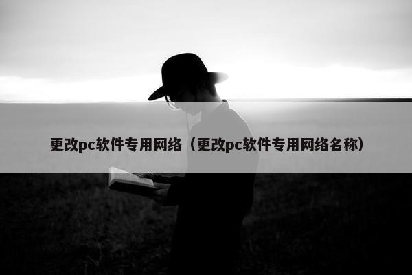 更改pc软件专用网络（更改pc软件专用网络名称）