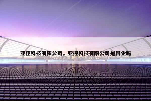 亚控科技有限公司，亚控科技有限公司是国企吗