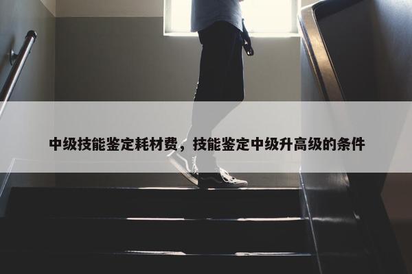 中级技能鉴定耗材费，技能鉴定中级升高级的条件