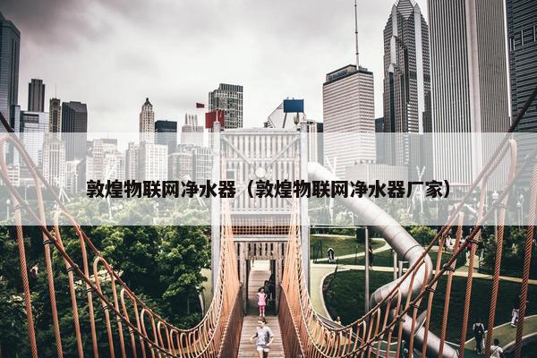 敦煌物联网净水器（敦煌物联网净水器厂家）