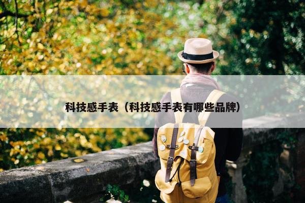 科技感手表（科技感手表有哪些品牌）