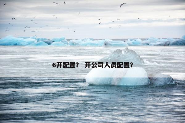 6开配置？ 开公司人员配置？