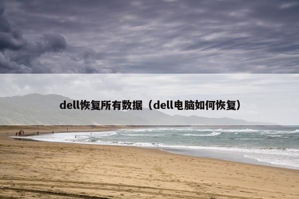 dell恢复所有数据（dell电脑如何恢复）