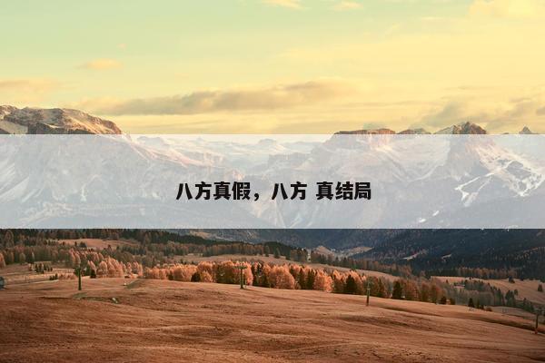 八方真假，八方 真结局