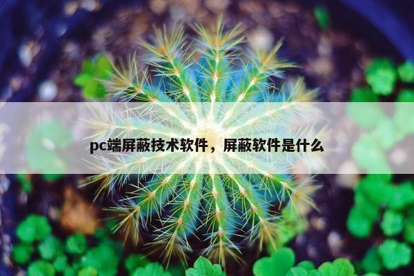 pc端屏蔽技术软件，屏蔽软件是什么