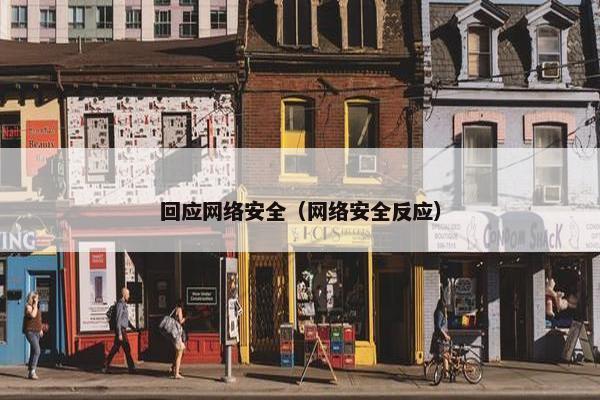 回应网络安全(网络安全反应) 回应网络安全(网络安全反应)