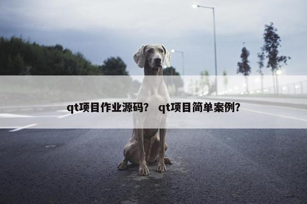 qt项目作业源码？ qt项目简单案例？