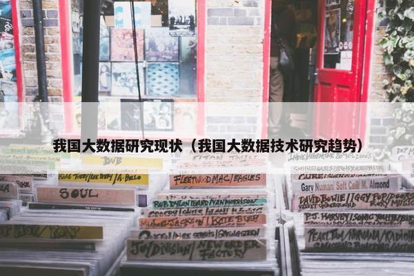 我国大数据研究现状（我国大数据技术研究趋势）