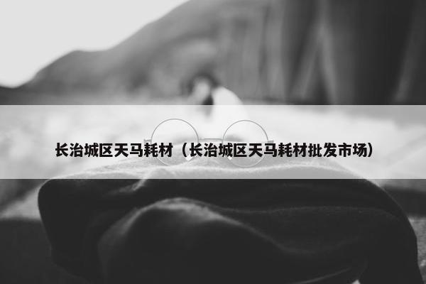 长治城区天马耗材（长治城区天马耗材批发市场）
