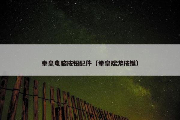拳皇电脑按钮配件（拳皇端游按键）