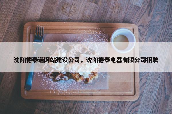 沈阳德泰诺网站建设公司，沈阳德泰电器有限公司招聘