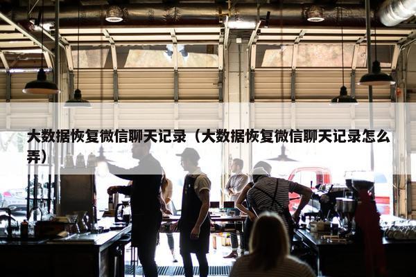大数据恢复微信聊天记录（大数据恢复微信聊天记录怎么弄）