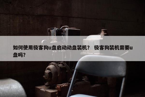 如何使用极客狗u盘启动动盘装机？ 极客狗装机需要u盘吗？