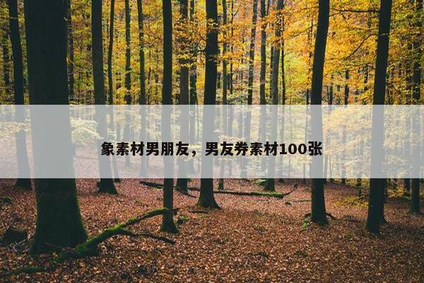 象素材男朋友，男友券素材100张