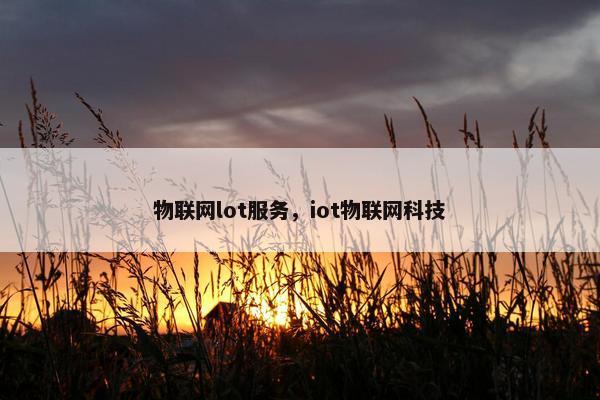 物联网lot服务，iot物联网科技