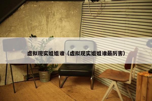 虚拟现实姐姐谁（虚拟现实姐姐谁最厉害）