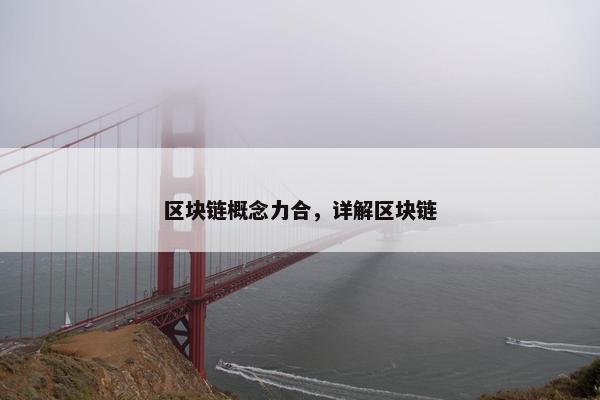 区块链概念力合，详解区块链