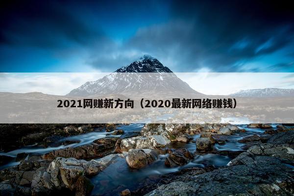 2021网赚新方向（2020最新网络赚钱）