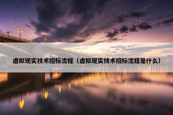 虚拟现实技术招标流程（虚拟现实技术招标流程是什么）