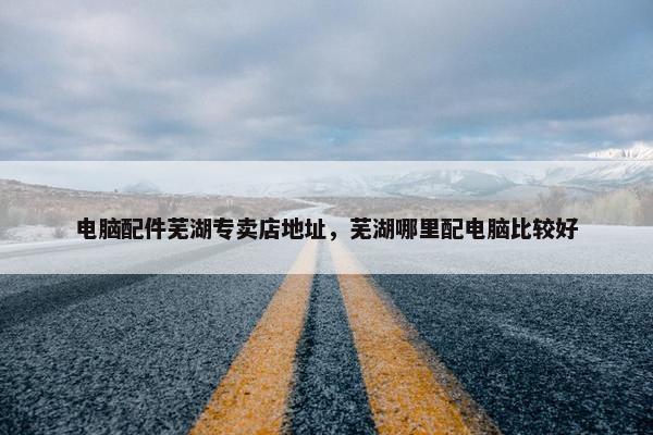 电脑配件芜湖专卖店地址，芜湖哪里配电脑比较好