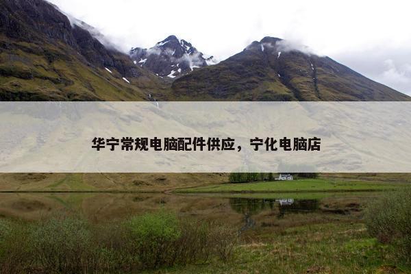 华宁常规电脑配件供应，宁化电脑店