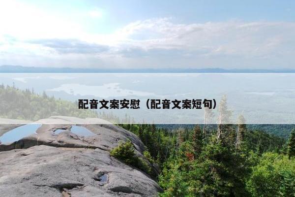 配音文案安慰（配音文案短句）