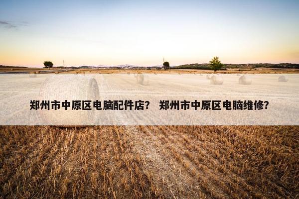 郑州市中原区电脑配件店？ 郑州市中原区电脑维修？
