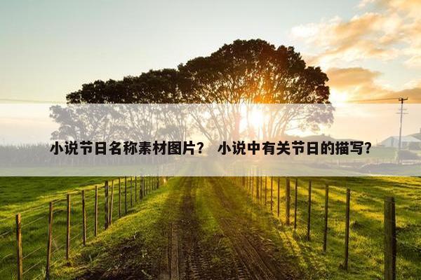 小说节日名称素材图片？ 小说中有关节日的描写？