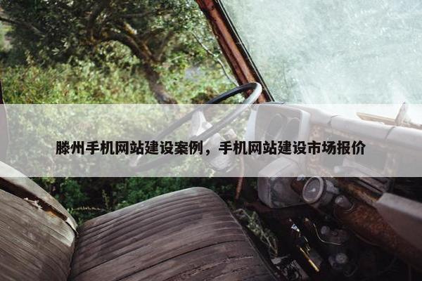 滕州手机网站建设案例，手机网站建设市场报价