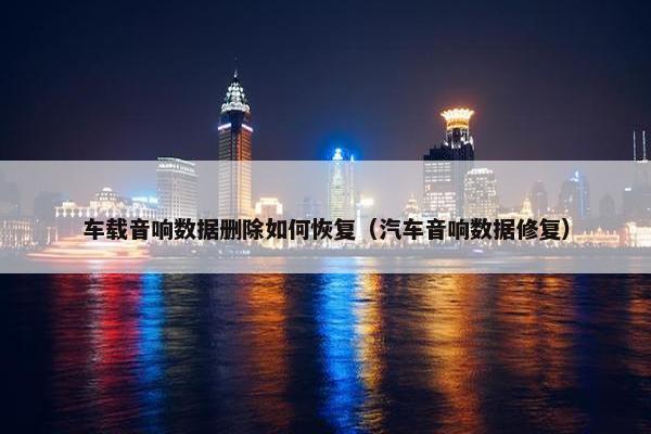 车载音响数据删除如何恢复（汽车音响数据修复）