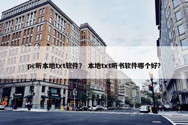 pc听本地txt软件？ 本地txt听书软件哪个好？