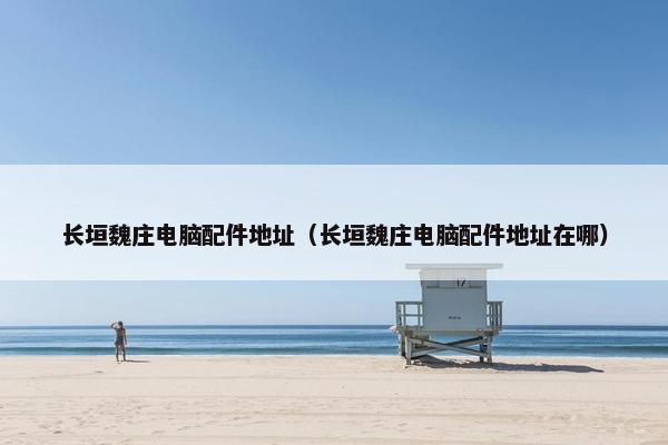 长垣魏庄电脑配件地址（长垣魏庄电脑配件地址在哪）
