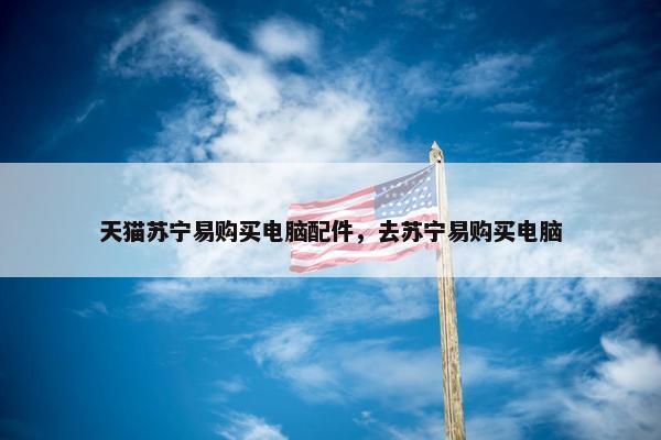 天猫苏宁易购买电脑配件，去苏宁易购买电脑