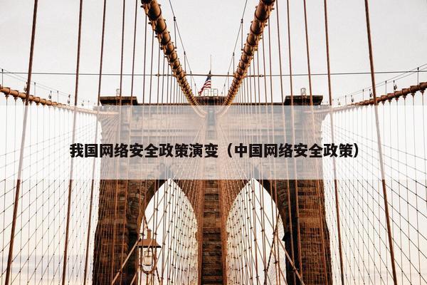 我国网络安全政策演变（中国网络安全政策）