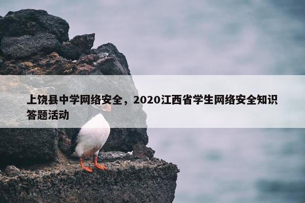 上饶县中学网络安全，2020江西省学生网络安全知识答题活动