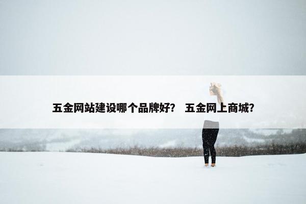 五金网站建设哪个品牌好？ 五金网上商城？