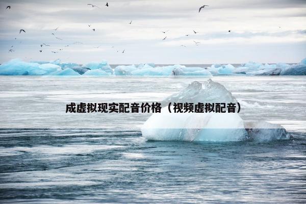 成虚拟现实配音价格（视频虚拟配音）
