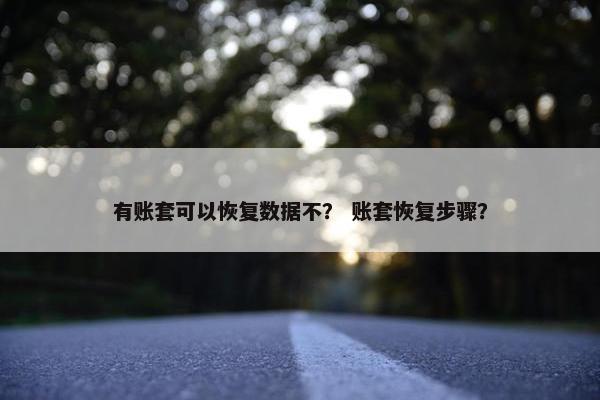 有账套可以恢复数据不？ 账套恢复步骤？
