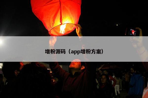 增粉源码（app增粉方案）