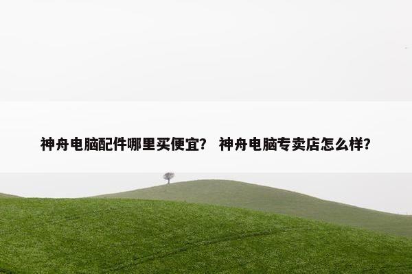 神舟电脑配件哪里买便宜？ 神舟电脑专卖店怎么样？
