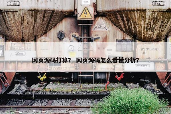 网页源码打算？ 网页源码怎么看懂分析？