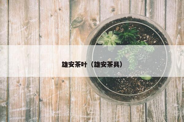 雄安茶叶（雄安茶具）