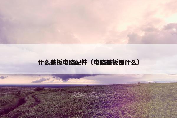 什么盖板电脑配件（电脑盖板是什么）