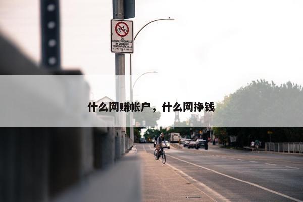什么网赚帐户，什么网挣钱
